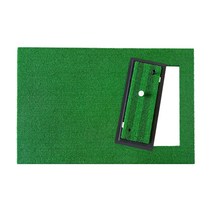 매트로 보급형 일체형 골프매트 + 칩몰드 스트라이프 세트, 1세트