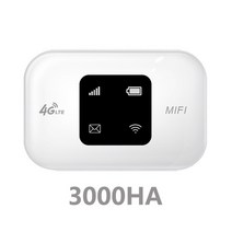 4G Mifi 포켓 와이파이 라우터 150Mbps 자동차 모바일 무선 핫스팟 Sim 카드 슬, 01 White