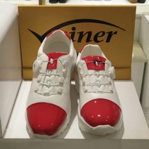 바이네르 여성 컴포트 스니커즈 8U82 레드 5cm
