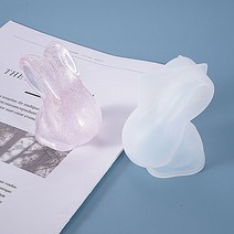 레진아트 DIY 키링제작 토끼모양 실리콘 금형 틀 몰드