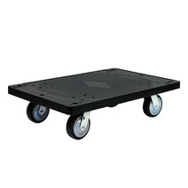 고급 다용도 카트 L카 대차 달리, 검정달리(무소음) 3대형, 1개