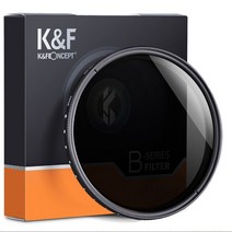 K&F Concept 49mm 가변 ND2-400 필터 (캡 옵션) - Japan AGC Glass Fader ND2-ND400 Filter (cap option), 82mm ND2-400