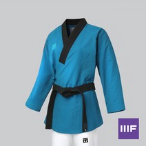 무토 3F2 2 시범단도복_피콕 블루_검정깃