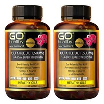 Go Healthy 고헬씨 크릴 오일 1500mg 60소프트젤캡슐 2팩