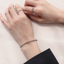 제이로렌 1B0793 어나더 크리스탈 이니셜팔찌
