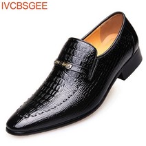 50대남성구두 남성명품구두 아빠신발 crocodile pattern leather dress shoes for men 클래식 이탈리아 캐주얼 파티 웨딩 로퍼 아저씨 슬립온 슈트