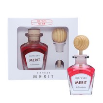아로마메이트 메리트차량용디퓨저 50ml 선물용, 레드 프롯