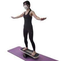 [유고yo에스보드] 잇지바디 밸런스보드 코어운동 서핑연습 인도보드 밸런스 보드 균형운동