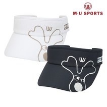 엠유스포츠 테이프 포인트 선바이저 MU22133H210, NAY