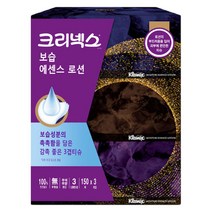 크리넥스 보습에센스 로션 천연펄프 미용티슈 3겹, 3개입, 1팩