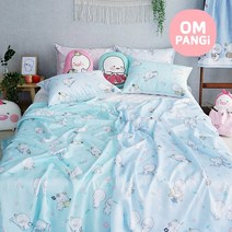 포그나미 옴팡이 풍기인견 여름 홑이불 + 베개세트 SS