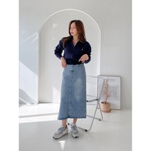 [봄신상/데일리] 진청 368 옆트임 청스커트