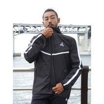 하이커 블랙 후드집업 남성바람막이 간절기 외투 자켓