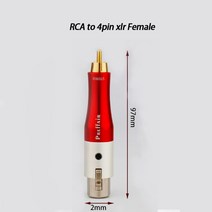오디오 변환 케이블 rca 하이 엔드 3 핀 XLR ~ 6.35mm 수 모노 잭 금도금 리드 어댑터 마이크 수-RCA 암 리, 07 connector 7