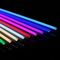 LED T5 간접조명 플리커프리 일자등 컬러 슬림형광등 라인 무드등 LED바, 1200mm 20W, 하늘