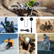 블루투스 이어폰 BT5.0 오토바이 헬멧 헤드셋 아웃도어 스포츠용 귀마개로 USB 충전