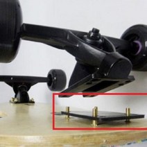 스케이트보드 라이저패드 휠바이트 방지 방향전환용, 6mm 2개