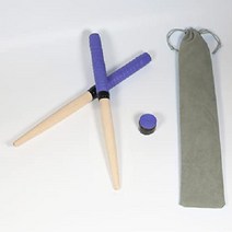 타이코 마이비 드럼 스틱 롤 더블 스트로크 초보자 수납 가방 교체 그립 퍼플 드럼스틱, 보라색