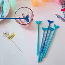 고래 꼬리 머들러(6개 1세트)