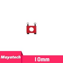 알루미늄파이프 원형 사각 튜브 합금 파이프 CNC 알루미늄 8mm 10mm 30mm 검정색 빨간색 튜브 클램프 모터, 01 10mm pipe clamp