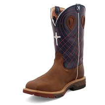 Twisted X CellStretch 컴포트 기술이 적용된 남성용 30.5cm(12인치) 웨스턴 워크 부츠 모카 & 네이비 464858