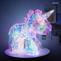 아트조이 LED 홀로그램 무드등 프리즘 화이트데이 생일선물 유니콘, 유니콘 무드등
