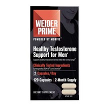 웨이더 프라임 테스토스테론 써포트 120정 Weider Prime Testosterone Support for men 120 Capsules, 1개, 1