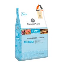 네츄럴코어 강아지 사료 에코5b 퍼피 살몬(연어) 작은알(6.5mm) 2.4kg 7kg+샘플사료 35g*15개( 필수지방산이 풍부한 연어 두뇌성장 발육 장건강에 도움), 에코5b 작은알(6.5mm) 7kg+샘플사료 15개