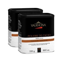 Valrhona 100% cocoa powder 발로나 100% 카카오 코코아 파우더 250g (8.82oz) 2팩