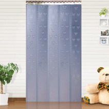 비닐커튼 하트 불투명 500x2600mm 내부가 보이지 않는 외풍차단 방풍비닐커튼 바람막이 비닐커튼 방풍비닐 비닐커텐 현관비닐커튼 비닐방풍 공장용 비닐커튼 뚜꺼운비닐 냉동창고용