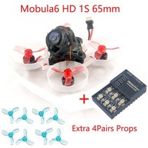 JMT Mobula6 HD Mobula 6 1S 65mm Brushless Bwhoop FPV 레이싱 무인기 4in1 Crazybee F4 Lite Runcam Nano3 Preo, Mobula6 HD 플라이스카이 RX 2