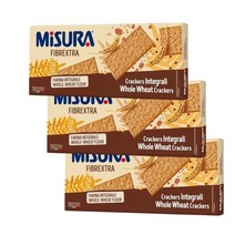 미주라 통밀사용 섬유질 풍부 통밀크래커 385g x3 건강한 간식