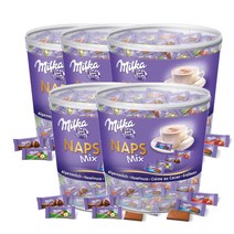 밀카 냅스 믹스 초콜릿 5g 207개입 MILKA NAPS Mix Chocolate, 5팩