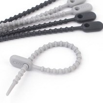 케이블타이6개 CG 재사용가능 전선 묶음정리 PC TV티비 멀티탭 고정끈 캐이블 고정 묵기줄