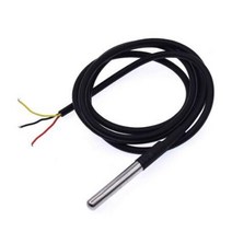 집적회로 전자기판 액체 ph 값 감지 센서 모듈 arduino bnc 전극 프로브 컨트롤러 용 모니터링 제어 보드, 04 DS18B20 1m