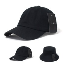 3개 성인 남녀공용 모자 볼캡 야구 벙거지 캡 베이직 무지 기본