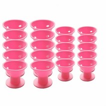 전기헤어롤 헤어셋팅 curler magic hair care rollers for curler sleep no heat soft 고무 실리콘 hair curler twist, 20pc