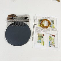 미니재봉틀 가정용 휴대용 미싱 초보자작은 나무 베틀 DIY 미니 의류 재봉틀 스피드 위브 타입 직조 섬유, 10 Black 14 Pins