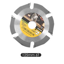 톱날 예초기원형톱날 125mm 원형 톱날 초경합금 팁 목재 절단 디스크 앵글 그라인더 용 6 개의 톱니 목공, 호주|125mm 6 Teeth