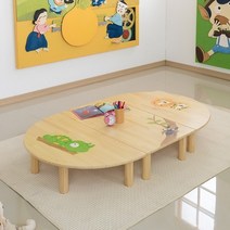 5살 6살 7살 책상 돌아긱책상의자 두돌아기책상, 1.직사각책상-부엉이