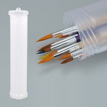 플라스틱 원형 붓통 붓통 화방용붓통 플라스틱붓통, 1개