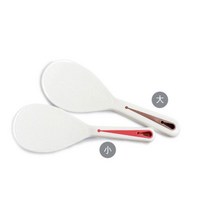 국산 밥알이 붙지 않는 밥주걱 화이트 볶음주걱, 1개, 주걱 소형 레드