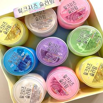 프렌즈 2000 부드러운 밀크치즈슬라임 액괴 액체괴물 만들기, 1개