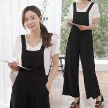 세이스타일 여성용 모던 서스펜더 점프수트