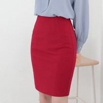 이푼아이 H라인 스판 뒤트임 스커트 빅사이즈 치마 (XS~3XL 빅사이즈 13 COLOR)