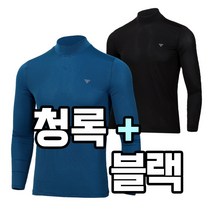 늑대와여우 (1+1)원플러스원 봄 여름작업복티 냉감 쿨 쿨론 티셔츠