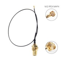 무선랜카드 UFL IPEX MHF4RPSMA RF 피그테일 케이블 안테나 인텔 AX210 AX200NGW 9260NGW 8265NGW NGFF M2 와이파이 카드 내부 핀 2 개, 1. MiNi Antenna