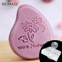 낙관도장 인감도장 만년도장 직인도장 수제도장 100% 천연 텍스트 비누 스탬프 꽃 나비 수제 투명 만들기, 02 Stamp with handle