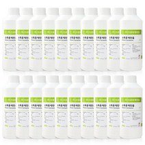 크로바 소독용에탄올 83% 1L 소독용알콜 의약외품 에탄올리필, 20개