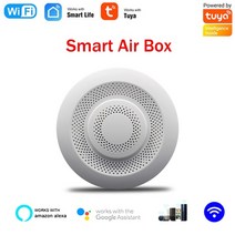 가스차단기 가스감지기 누출 tuya wifi smart air box quality, 와이파이 충전